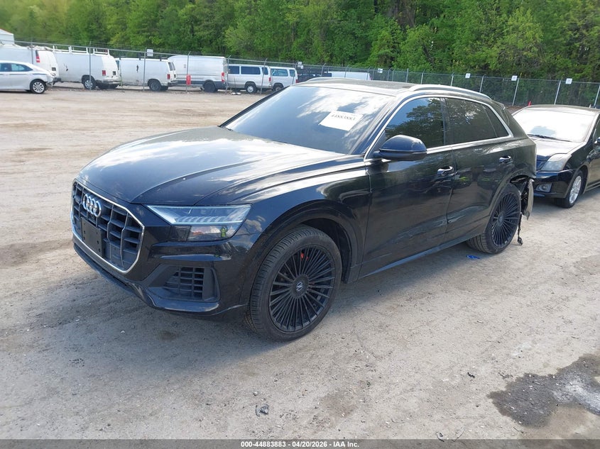 2019 Audi Q8 VIN WA1BVAF13KD031832 IAAI salvage auction — LEFT REAR, Salvage - Greater Than 75% (Maryland), sold $13,900 on 2026-07-15 (photo 2)
