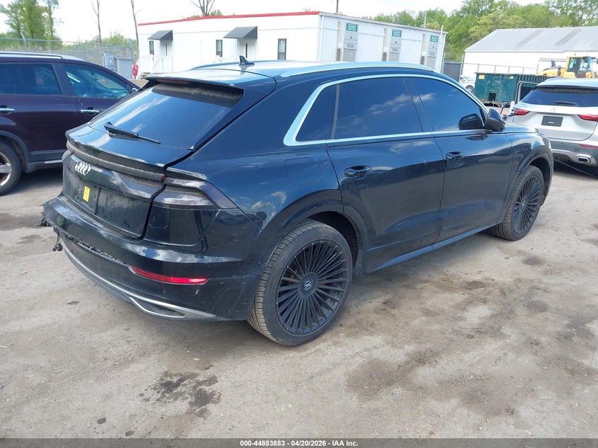 2019 Audi Q8 VIN WA1BVAF13KD031832 IAAI salvage auction — LEFT REAR, Salvage - Greater Than 75% (Maryland), sold $13,900 on 2026-07-15 (photo 4)