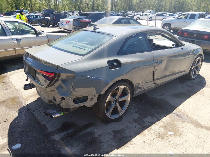 2019 Audi S5 VIN WAUR4AF50KA067812 IAAI salvage auction — RIGHT SIDE, Wait Title, sold $12,500 on 2026-07-29 (photo 4)
