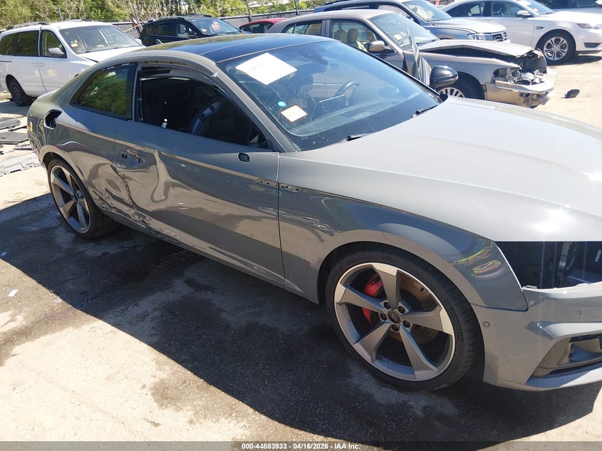 2019 Audi S5 VIN WAUR4AF50KA067812 IAAI salvage auction — RIGHT SIDE, Wait Title, sold $12,500 on 2026-07-29 (photo 6)