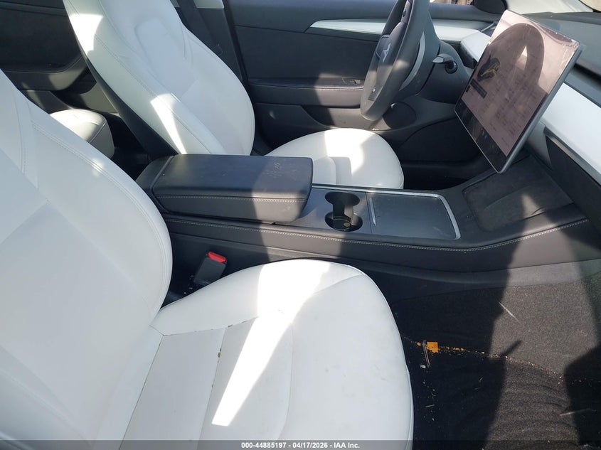 2023 Tesla Model 3 VIN 5YJ3E1EAXPF583887 IAAI salvage auction — LEFT SIDE, Salvage - Greater Than 75% (Maryland), sold $3,700 on 2026-07-09 (photo 5)