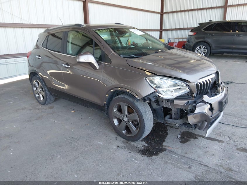 2014 Buick Encore VIN KL4CJBSBXEB765209 IAAI salvage auction — FRONT END, Salvage Title, sold $1,000 on 2026-07-16 (photo 1)