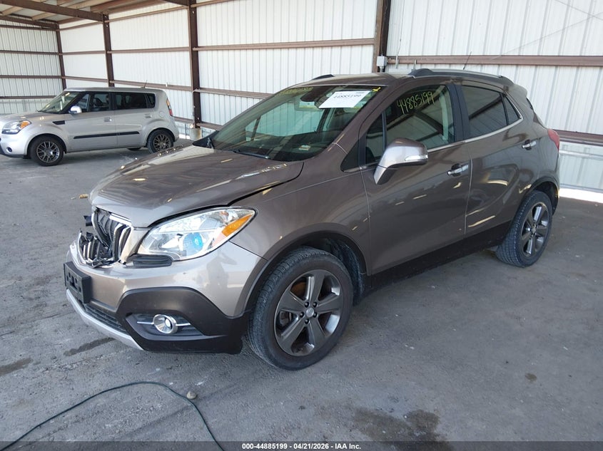 2014 Buick Encore VIN KL4CJBSBXEB765209 IAAI salvage auction — FRONT END, Salvage Title, sold $1,000 on 2026-07-16 (photo 2)
