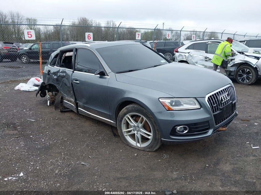2017 Audi Q5 VIN WA1C2AFP6HA098310 IAAI salvage auction — SIDE, Salvage Title, sold $1,750 on 2026-07-12 (photo 1)