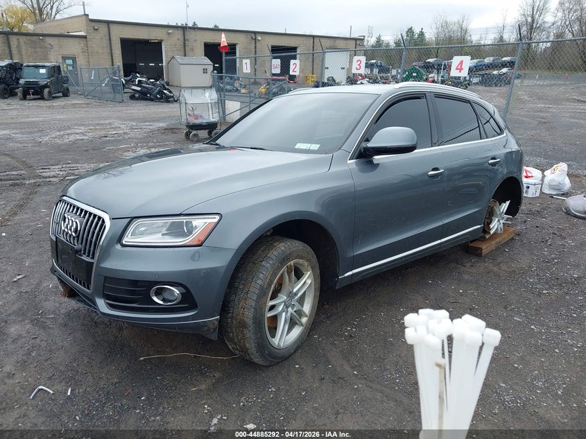 2017 Audi Q5 VIN WA1C2AFP6HA098310 IAAI salvage auction — SIDE, Salvage Title, sold $1,750 on 2026-07-12 (photo 2)