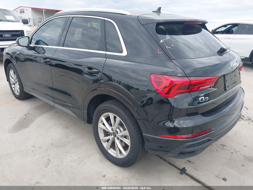 2025 Audi Q3 VIN WA1DECF32S1077451 IAAI salvage auction — RIGHT SIDE, Original (Texas), sold $13,875 on 2026-07-10 (photo 3)