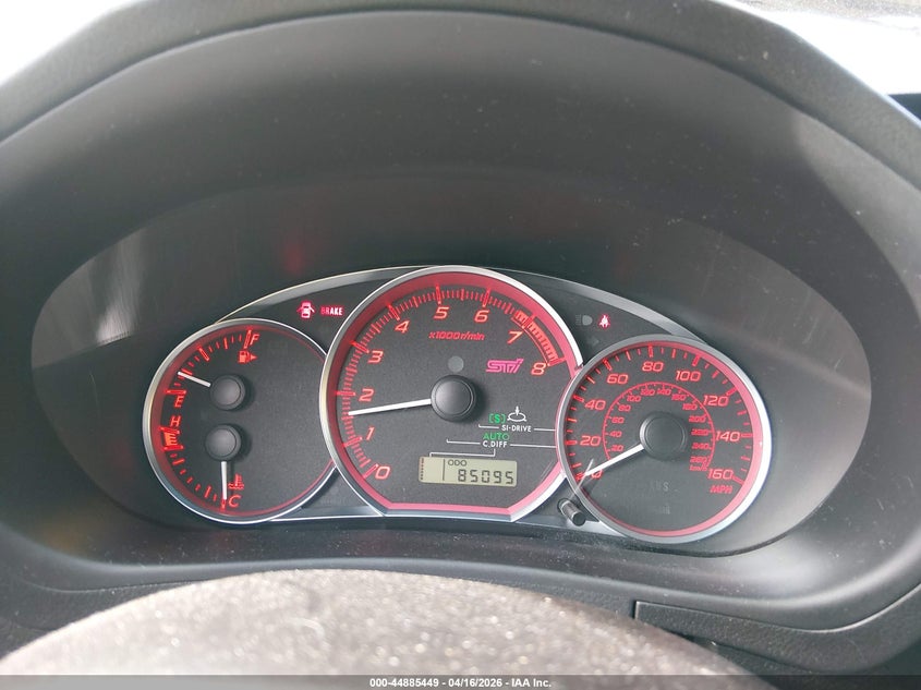 2012 Subaru Impreza wrx sti VIN JF1GR8H65CL235675 IAAI salvage auction — LEFT SIDE, Salvage (Colorado), sold $5,100 on 2026-08-02 (photo 7)