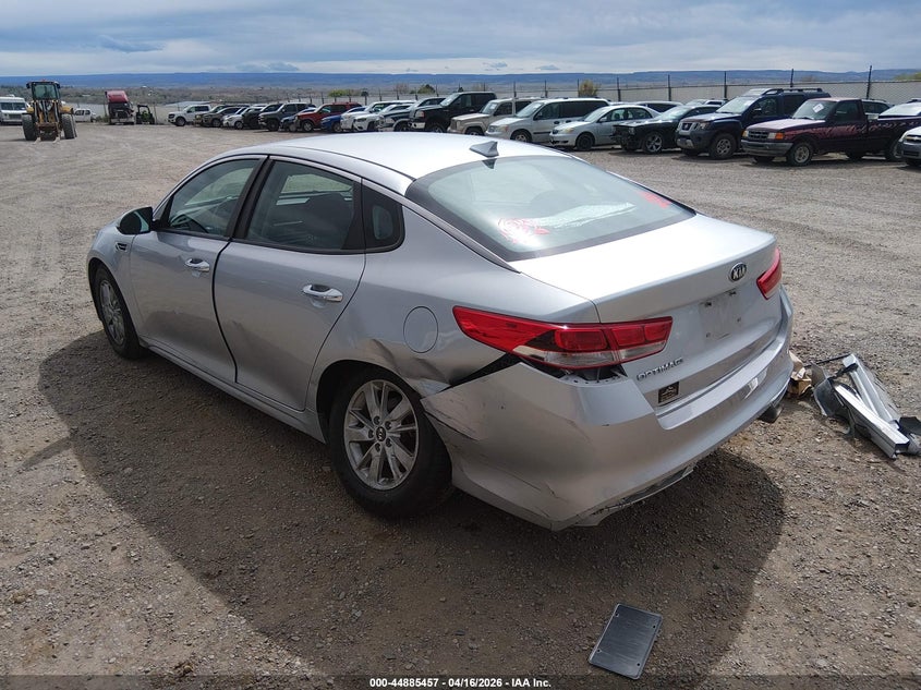 2018 Kia Optima VIN 5XXGT4L38JG186969 IAAI salvage auction — SUSPENSION, Wait Title, sold $375 on 2026-07-29 (photo 3)
