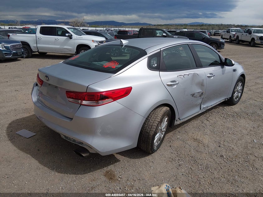 2018 Kia Optima VIN 5XXGT4L38JG186969 IAAI salvage auction — SUSPENSION, Wait Title, sold $375 on 2026-07-29 (photo 4)
