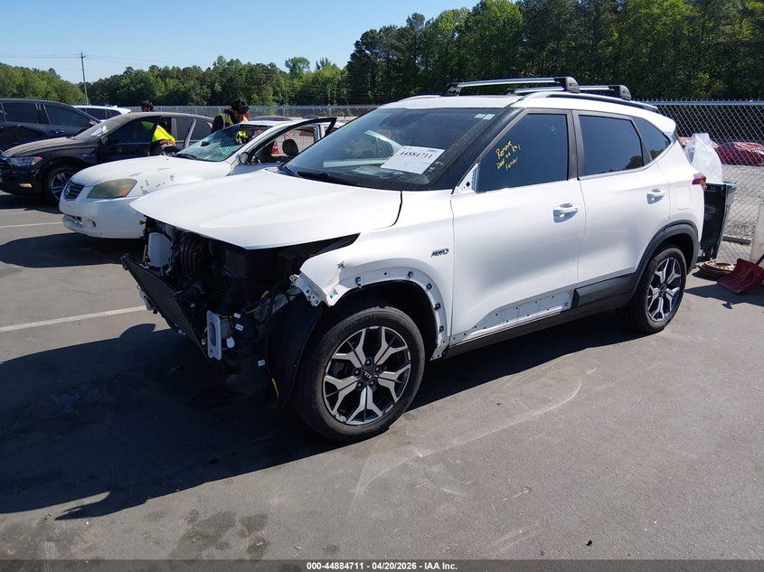 2021 Kia Seltos VIN KNDERCAA6M7103098 IAAI salvage auction — FRONT END, Salvage Title, sold $5,400 on 2026-07-15 (photo 2)