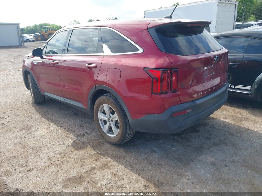 2021 Kia Sorento VIN 5XYRG4LC8MG050323 IAAI salvage auction — FRONT END, Salvage Title, sold $4,050 on 2026-07-29 (photo 3)