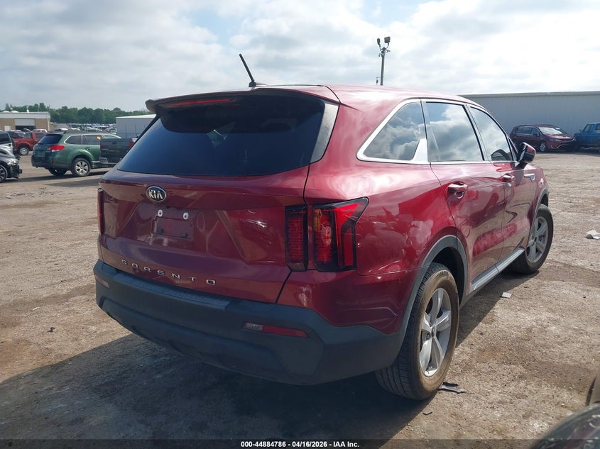 2021 Kia Sorento VIN 5XYRG4LC8MG050323 IAAI salvage auction — FRONT END, Salvage Title, sold $4,050 on 2026-07-29 (photo 4)