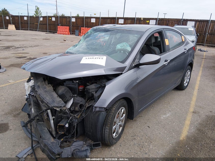 2014 Hyundai Accent VIN KMHCT4AE8EU620726 IAAI salvage auction — FRONT & REAR, Non-Repairable (Colorado), sold $100 on 2026-07-21 (photo 2)