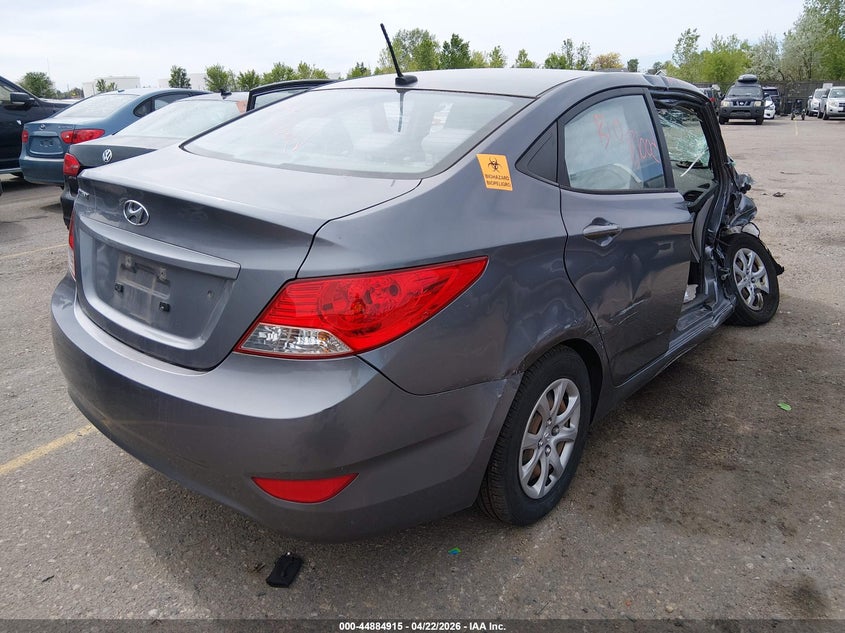 2014 Hyundai Accent VIN KMHCT4AE8EU620726 IAAI salvage auction — FRONT & REAR, Non-Repairable (Colorado), sold $100 on 2026-07-21 (photo 4)