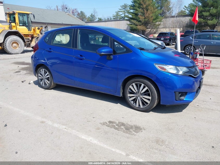 2016 Honda Fit VIN JHMGK5H76GX020485 IAAI salvage auction — LEFT REAR, Salvage (New Hampshire), sold $2,400 on 2026-07-08 (photo 1)
