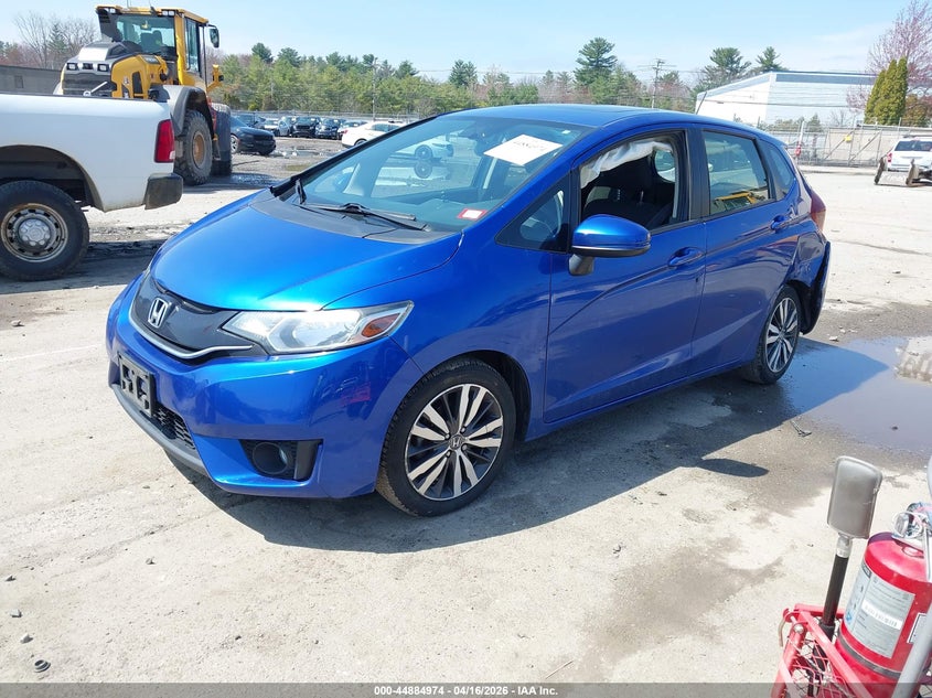 2016 Honda Fit VIN JHMGK5H76GX020485 IAAI salvage auction — LEFT REAR, Salvage (New Hampshire), sold $2,400 on 2026-07-08 (photo 2)