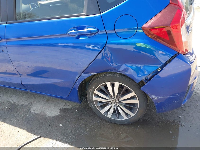 2016 Honda Fit VIN JHMGK5H76GX020485 IAAI salvage auction — LEFT REAR, Salvage (New Hampshire), sold $2,400 on 2026-07-08 (photo 6)