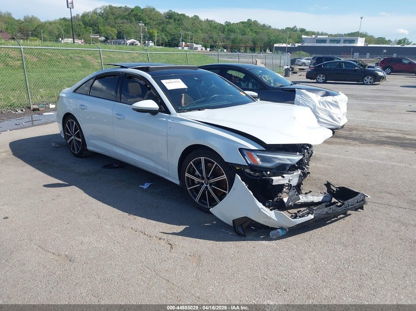 2025 Audi A6 VIN WAUL2BF25SN002924 IAAI salvage auction — FRONT END, Wait Title, sold $10,700 on 2026-07-14 (photo 1)