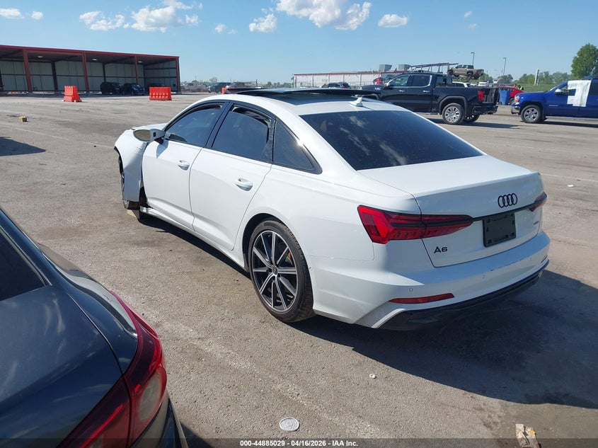 2025 Audi A6 VIN WAUL2BF25SN002924 IAAI salvage auction — FRONT END, Wait Title, sold $10,700 on 2026-07-14 (photo 3)