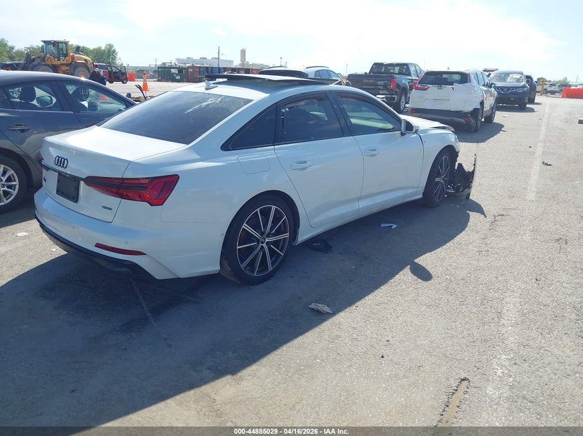2025 Audi A6 VIN WAUL2BF25SN002924 IAAI salvage auction — FRONT END, Wait Title, sold $10,700 on 2026-07-14 (photo 4)