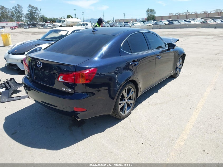 2010 Lexus Is VIN JTHBF5C25A5118646 IAAI salvage auction — FRONT END, Salvage (California), sold $900 on 2026-07-15 (photo 4)