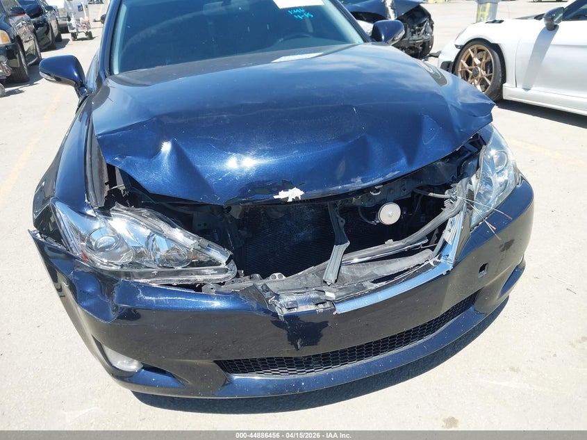 2010 Lexus Is VIN JTHBF5C25A5118646 IAAI salvage auction — FRONT END, Salvage (California), sold $900 on 2026-07-15 (photo 6)