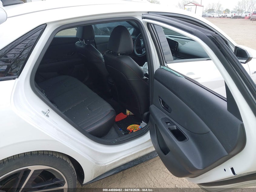 2021 Hyundai Elantra VIN KMHLR4AF9MU156013 IAAI salvage auction — BIO HAZARD, Wait Title, sold $3,850 on 2026-07-15 (photo 8)