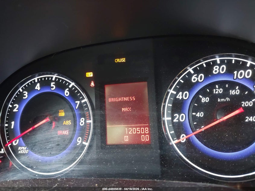 2008 Infiniti G VIN JNKBV61F78M256526 IAAI salvage auction — FRONT & REAR, Salvage (Idaho), sold $25 on 2026-07-22 (photo 7)