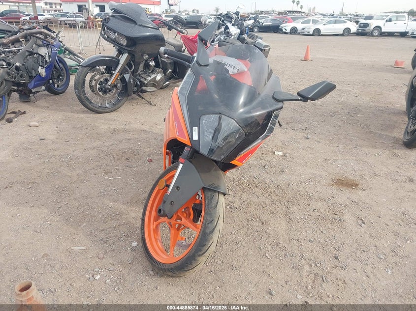 2024 Ktm 390 adventure VIN MD2JYJ403RN210714 IAAI salvage auction — LEFT SIDE, Salvage (Arizona), sold $25 on 2026-07-29 (photo 5)