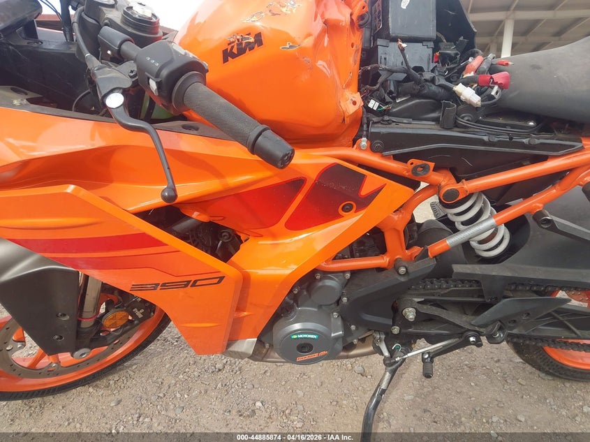 2024 Ktm 390 adventure VIN MD2JYJ403RN210714 IAAI salvage auction — LEFT SIDE, Salvage (Arizona), sold $25 on 2026-07-29 (photo 9)