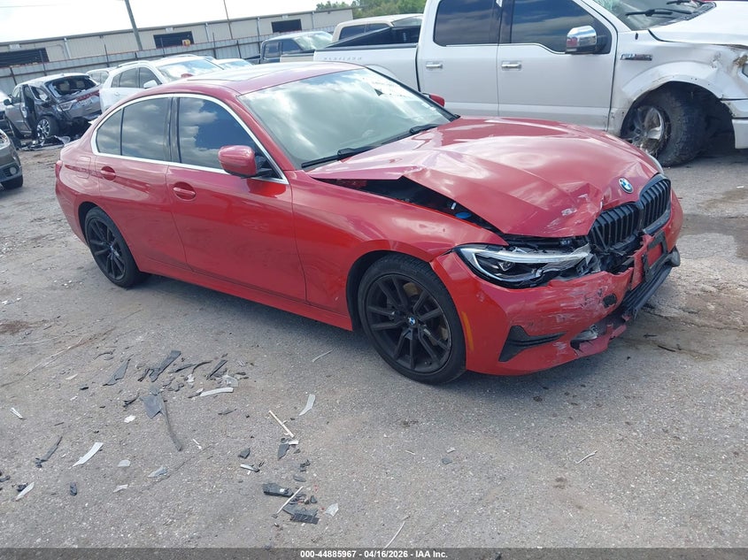 2020 BMW 3er VIN 3MW5R1J0XL8B23182 IAAI salvage auction — FRONT END, Wait Title, sold $5,100 on 2026-07-09 (photo 1)