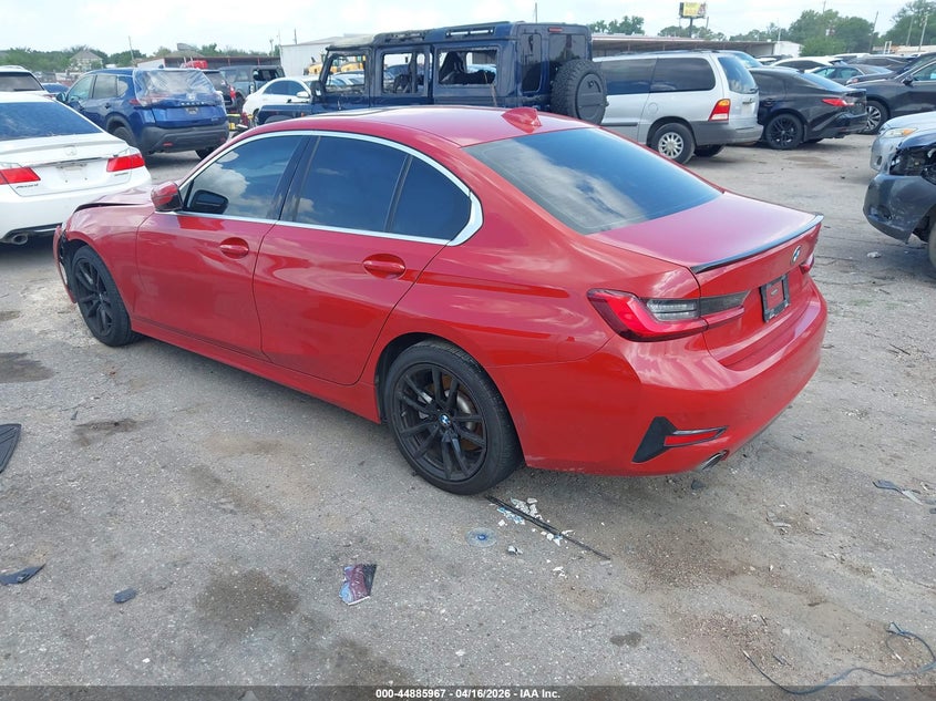 2020 BMW 3er VIN 3MW5R1J0XL8B23182 IAAI salvage auction — FRONT END, Wait Title, sold $5,100 on 2026-07-09 (photo 3)