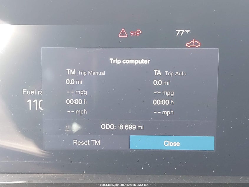 2025 Volvo Xc90 VIN YV4M12PA7S1376357 IAAI salvage auction — LEFT FRONT, Wait Title, sold $20,475 on 2026-07-28 (photo 7)