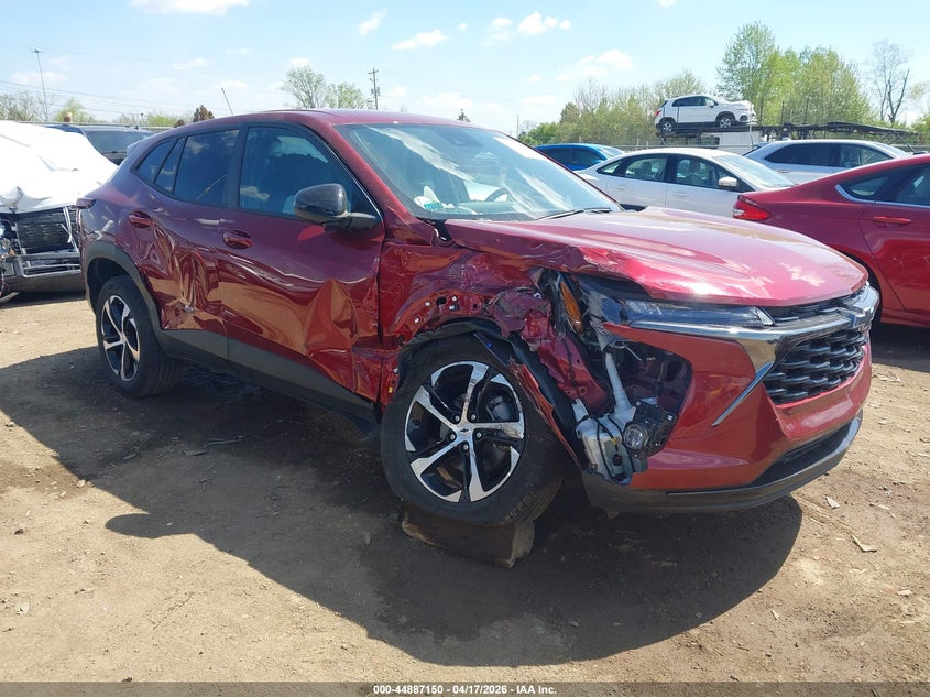 2025 Chevrolet Trax VIN KL77LGEPXSC205084 IAAI salvage auction — RIGHT SIDE, Salvage (West Virginia), sold $3,100 on 2026-07-08 (photo 1)