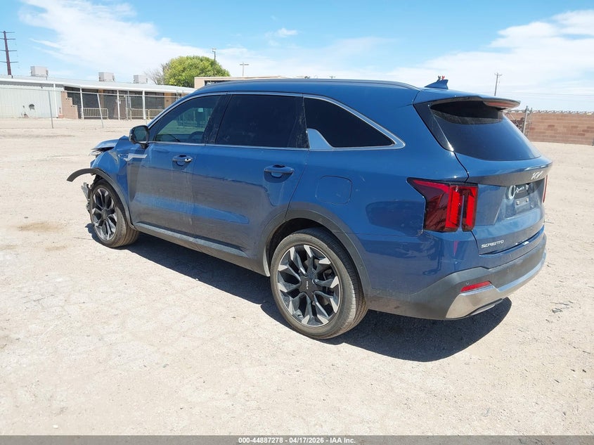 2024 Kia Sorento VIN 5XYRK4JF0RG257842 IAAI salvage auction — LEFT FRONT, Original (Texas), sold $12,050 on 2026-07-13 (photo 3)