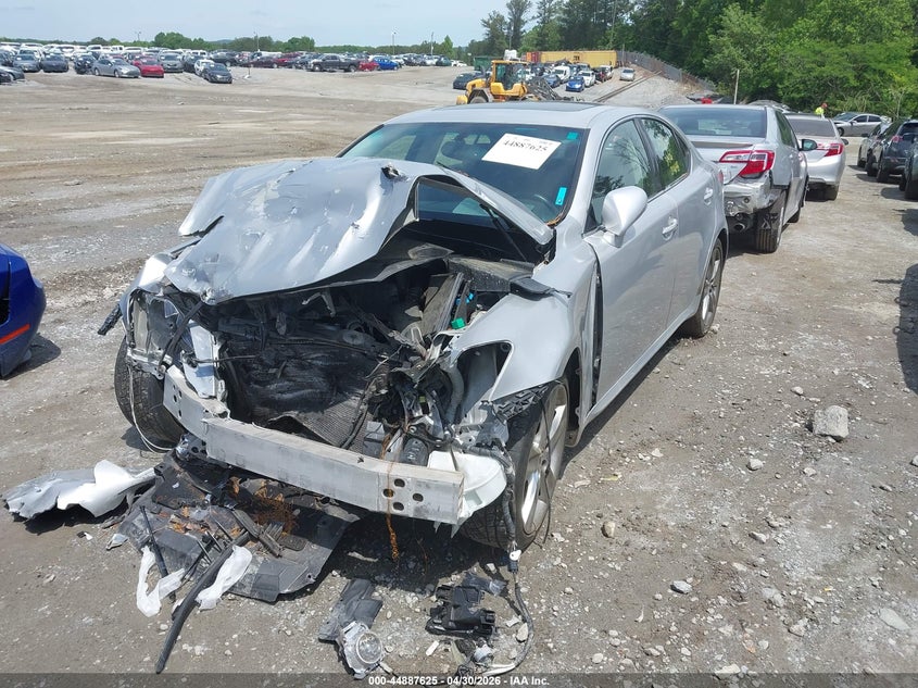 2012 Lexus Is VIN JTHBF5C24C5157635 IAAI salvage auction — FRONT END, Salvage (Georgia), sold $275 on 2026-07-28 (photo 2)