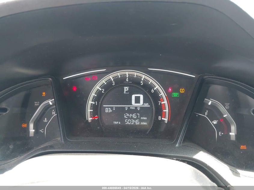 2017 Honda Civic VIN 2HGFC2F5XHH574419 IAAI salvage auction — LEFT FRONT, Salvage Title, sold $3,550 on 2026-09-07 (photo 7)