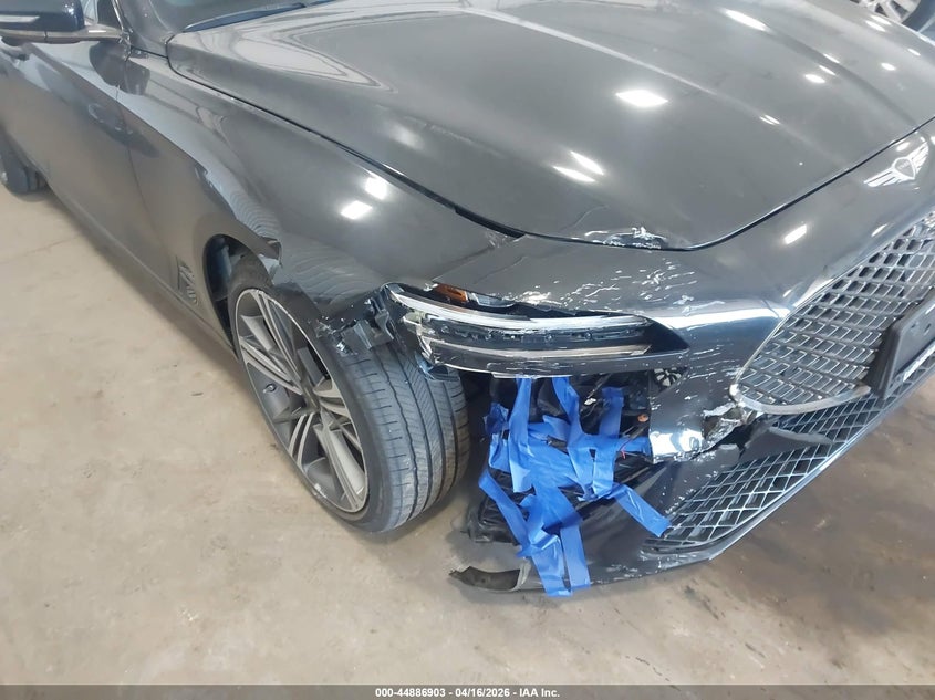 2025 Genesis G70 VIN KMTG54SE9SU148399 IAAI salvage auction — LEFT & RIGHT, Salvage (Minnesota), sold $25 on 2026-07-29 (photo 6)