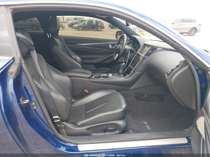 2017 Infiniti Q60 VIN JN1FV7EK1HM611483 IAAI salvage auction — HAIL, Original (Texas), sold $13,200 on 2026-07-15 (photo 5)
