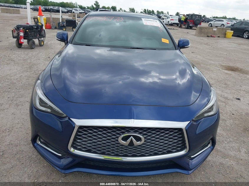 2017 Infiniti Q60 VIN JN1FV7EK1HM611483 IAAI salvage auction — HAIL, Original (Texas), sold $13,200 on 2026-07-15 (photo 6)