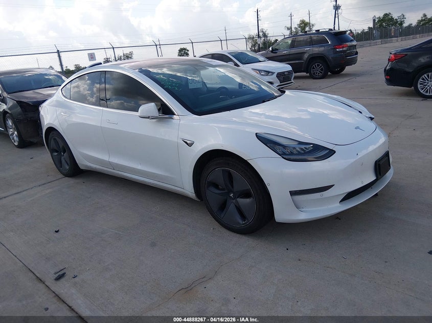 2018 Tesla Model 3 VIN 5YJ3E1EA1JF035221 IAAI salvage auction — FRONT END, Salvage Title, sold $6,900 on 2026-07-10 (photo 1)