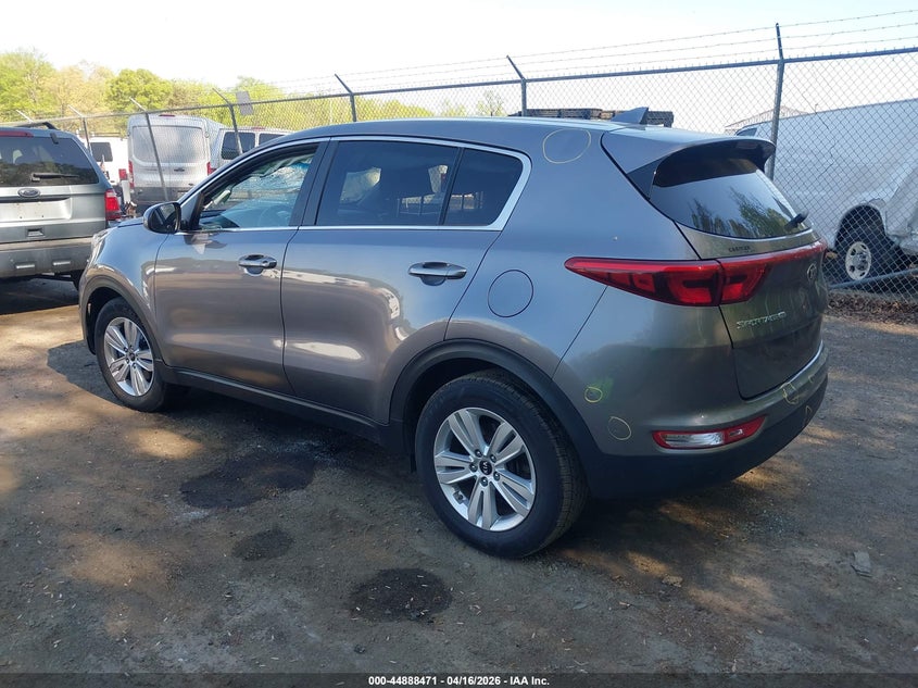 2019 Kia Sportage VIN KNDPM3AC6K7561732 IAAI salvage auction — FRONT & REAR, Salvage - Greater Than 75% (Maryland), sold $2,400 on 2026-07-28 (photo 3)