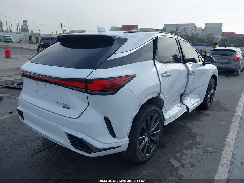 2024 Lexus Rx VIN 2T2BAMCA0RC040899 IAAI salvage auction — Side, Salvage (California), sold $33,800 on 2026-05-06 (photo 4)