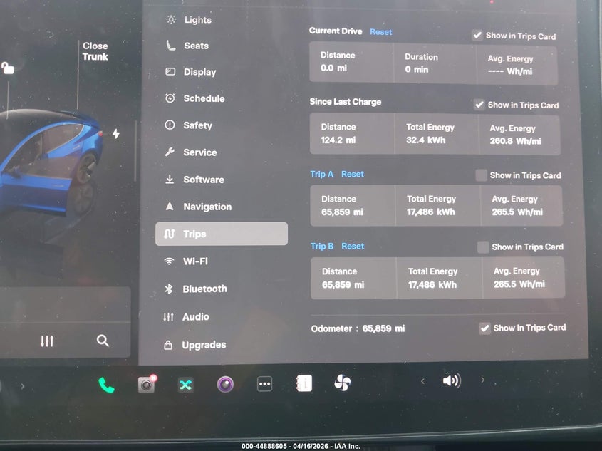 2023 Tesla Model 3 VIN 5YJ3E1EA8PF617311 IAAI salvage auction — REAR END, Salvage Title, sold $7,500 on 2026-07-08 (photo 7)