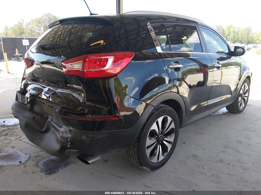 2013 Kia Sportage VIN KNDPC3A64D7445302 IAAI salvage auction — FRONT & REAR, Salvage (Georgia), sold $1,050 on 2026-07-29 (photo 4)
