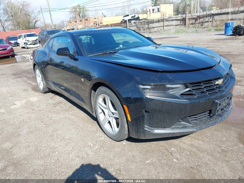 2023 Chevrolet Camaro VIN 1G1FB1RXXP0129005 IAAI salvage auction — LEFT REAR, Salvage Title, sold $4,850 on 2026-07-09 (photo 1)