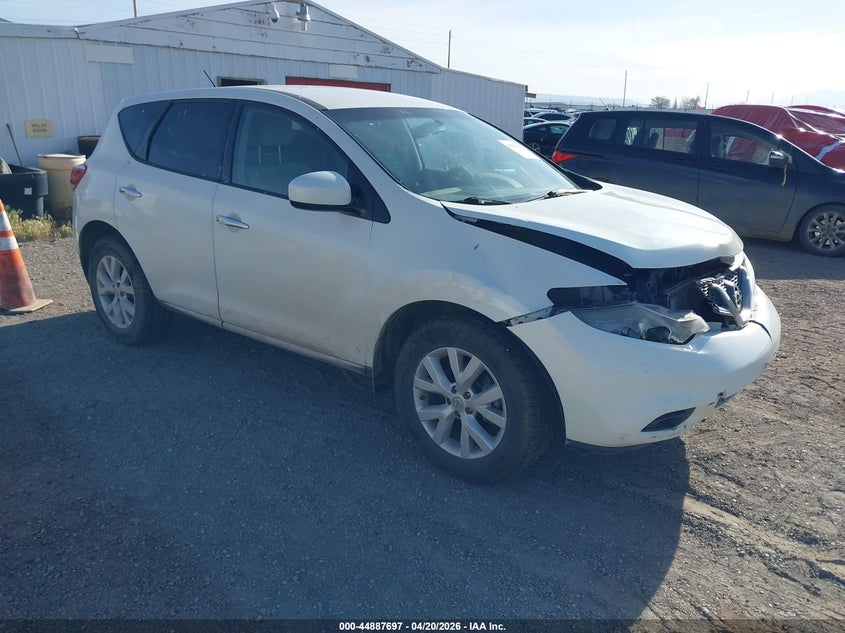2011 Nissan Murano VIN JN8AZ1MW5BW160524 IAAI salvage auction — FRONT END, Salvage (Colorado), sold $100 on 2026-07-22 (photo 1)