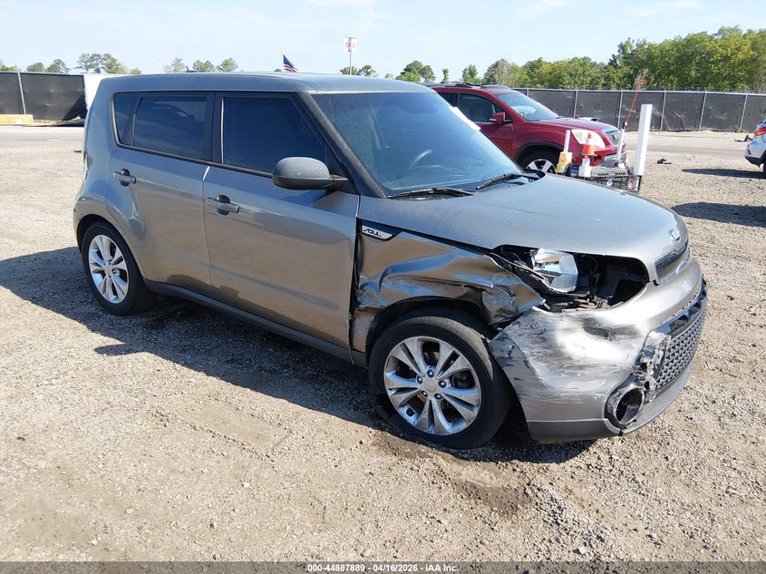 2016 Kia Soul VIN KNDJP3A51G7249601 IAAI salvage auction — RIGHT FRONT, Wait Title, sold $1,075 on 2026-07-22 (photo 1)