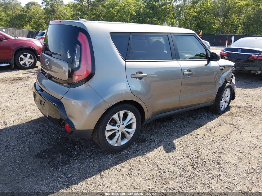 2016 Kia Soul VIN KNDJP3A51G7249601 IAAI salvage auction — RIGHT FRONT, Wait Title, sold $1,075 on 2026-07-22 (photo 4)