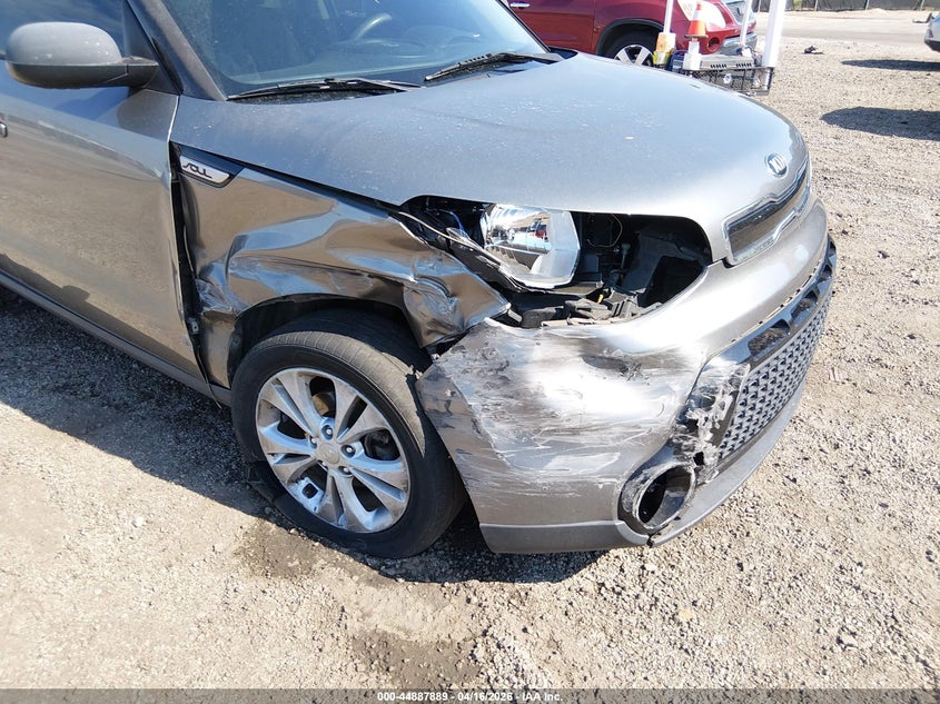 2016 Kia Soul VIN KNDJP3A51G7249601 IAAI salvage auction — RIGHT FRONT, Wait Title, sold $1,075 on 2026-07-22 (photo 6)